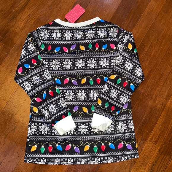 NWT Matching Family Christmas Light Pajama Set Women’s Size Small - Picture 7 of 11